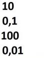 Multiplier par 10, 100, 1000