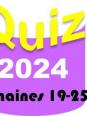 Semaines 19-25 - Questions d'actualité